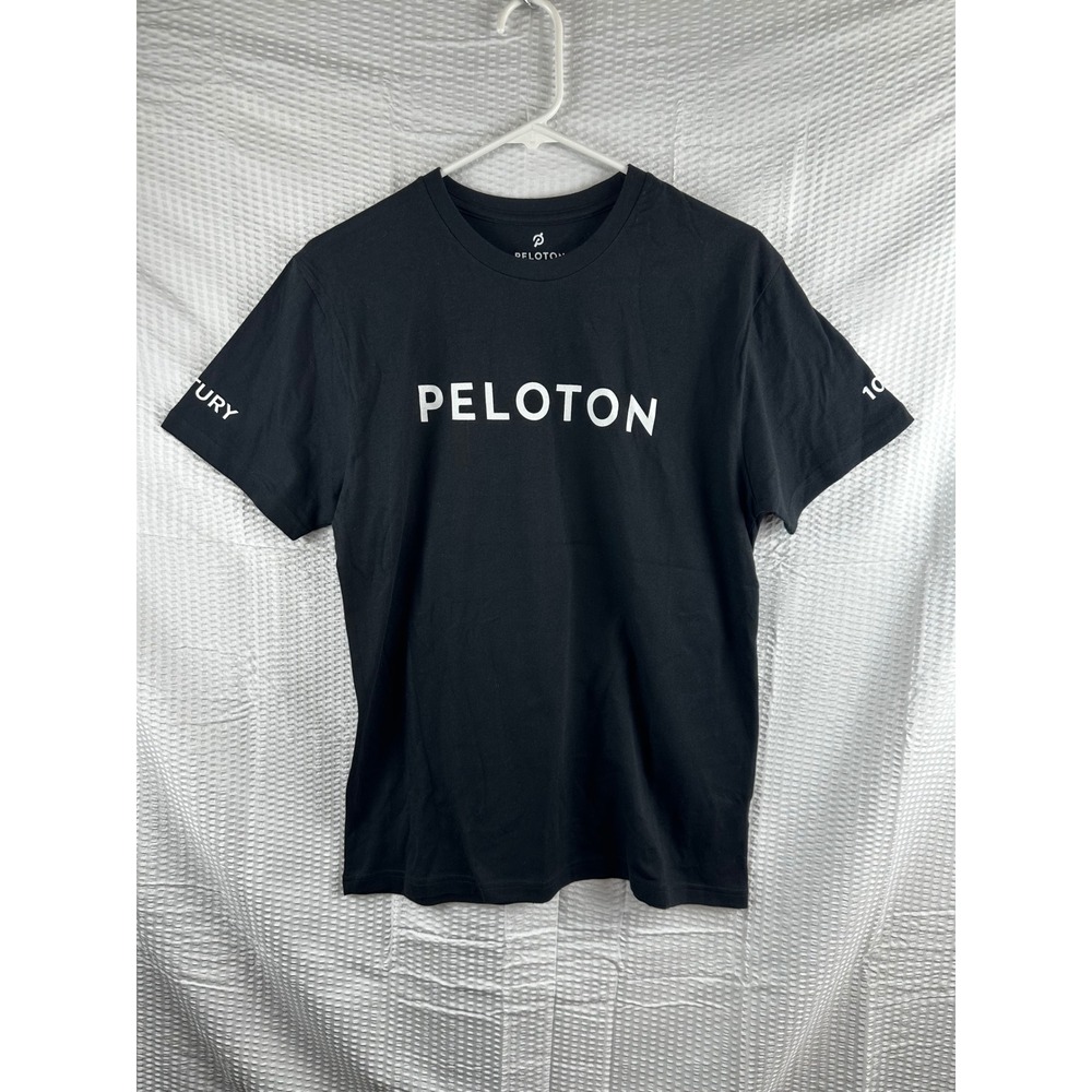 Peloton Century Club‎ T-Shirt Women Black Crew Short Sleeve SMALL